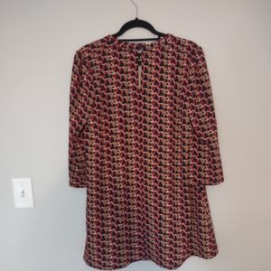 Long sleeve mini dress